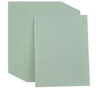UAP31SG35 Lot de 35 feuilles de papier cartonné vert sauge 21,6 x 27,9 cm 250 g/m² épais pour la fabrication de cartes, le scrapbooking, les loisirs créatifs