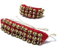 UAPAN MetalCraft Ghungroo Red Pad 3 Line,Red Pad Ghungroo 3 Line