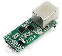 UART TTL to Ethernet Converter Module,to Communicate Between UART and Ethernet with 10/100M Auto-MDI/MDIX Ethernet Interface,Auto-reconnecting,Supports Time-Out Reboot
