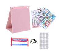 UAUWBRZ Programme visuel pour enfants, tableau de tâches ménagères, planificateur visuel de routine, emploi du temps quotidien pour salle de classe, activités à domicile, allemand/1009 (allemand)