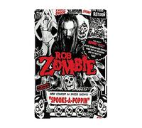 UAXEROU Plaque en métal vintage Rob Singer Zombie pour jardin, garage, maison, café, décoration murale, affiche, 20,3 x 30,5 cm