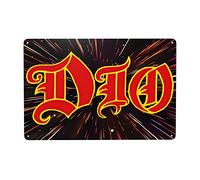 UAXEROU Plaque métallique vintage Ronnie Rock James Singer Dio pour jardin, garage, maison, café, décoration murale, affiche, 20,3 x 30,5 cm