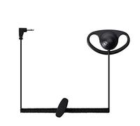 UAYESOK 2.5mm Écouter Seulement Écouteur Radio Bidirectionnelle D Forme Casque Garde Du Corps Casque Compatible avec Baofeng Kenwood Puxing Talkie Walkie Émetteurs-Récepteurs Haut-Parleur Prises Micro