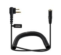 UAYESOK Adaptateur de Casque Talkie Walkie M 2 Broches vers Câble Audio 3,5 mm, Compatible avec Motorola CP040 DP1400 GP88 GP300 GP68 CT150 XT420 XT460 HYTERA PD405 PD505 pour Radio à Deux Voies
