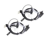 UAYESOK Écouteurs talkie-walkie 2 broches pour Midland G7 Pro/G8/G9 Pro (2) | Pinganillo Écouteurs Talkie-walkie Tube transparent 2 broches PTT Midland G7/G8/G9/M24/M48/M99/XT30/XT50/XT70