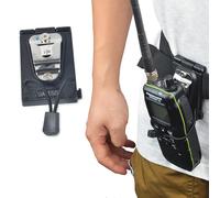 UAYESOK Étui de ceinture radio à dégagement rapide pour President Randy FCC, Randy II FCC, Randy II CB Radio, étui de transport tactique réglable pour microphone CB support de micro pour haut-parleur