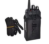 UAYESOK Grande pochette de transport en nylon pour radio Molle - Pour Motorola GP328 DP3400 DP4400 DP1400 Baofeng Hytera Kenwood Sepura President Airsoft Radio GPS 2 voies