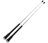 UAYESOK HYS SMA MALE Antenne telescópica 14,5 cm (5,7 pulgadas) -48 CM (18,89 pulgadas) Antenas de varilla retráctil de doble band para VHF/UHF Yaesu FT50RHYeasu FT60 / Kenwood TH-D74 (paquete de 2)