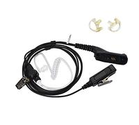 UAYESOK Oreillette de Surveillance à Tube Acoustique avec Micro PTT et oreillette pour Motorola Multi Pin DP3400 DP3401 DP3600 DP3601 DP4400 DP4600 DP4800 DP4801 DGP4150 Talkie Walkie (Noir)