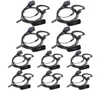 UAYESOK Oreillette en Forme de G pour Talkie-walkie Multi-Broches, Casque Radio de Police de sécurité avec Micro PTT, pour Motorola DP3400 DP3401 DP3600 DP3601 DP4400 DP4800 DP4801 Radio (10 Pièces)