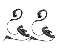 UAYESOK oreillette Filaire 1 pin écouteur Talkie walkie 3.5 mm, Uniquement écoute/récepteur, Casque Talkie-walkie pour Haut-Parleur à Distance,Motorola Kenwood Icom bidirectionnel.(2 pcs)