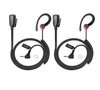 UAYESOK Oreillette pour talkie-walkie 1 broche, prise jack 2,5 mm en forme de G, oreillette de sécurité souple pour Motorola Talkabout TLKR T92 H20 PMR446 T60 T80 T82 XT180 Radio bidirectionnelle avec