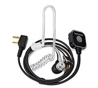UAYESOK Oreillette Radio de sécurité à 2 Broches avec Micro PTT à Commande Tactile, Casque Walkie Talkie pour Baofeng BF888S Kenwood TK-3501 Protalk Retevis H777 RT85 Radio avec Tube Acoustique