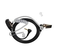 UAYESOK Oreillette Radio de sécurité, Talkie Walkie Écouteurs Casque 1 Broche 2,5 mm avec Micro PTT pour Motorola Talkabout TLKR T92 H20 T82 T62 T60 XT180 Cobra Radio avec Tube Acoustique à air caché