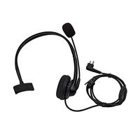 UAYESOK Oreillette Talkie Walkie 2 Broches avec Serre-tête et Micro Perche Casque écouteurs pour Motorola CP040 CP200 DP1400 GP300 CLS1410 XT420 XT460 Hytera PD405 PD505 Radio