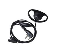 UAYESOK Oreillette Talkie Walkie en Forme de D, Casque Écouteur de sécurité pour Midland 2 Broches G7 G8 G9 G7 Pro G9 Pro GXT250 GXT325 GXT550 GXT650 LXT80 LXT112 Alan39 Alan42 avec Microphone PTT