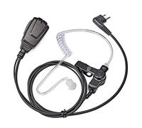 UAYESOK Oreillette Walkie Talkie à Tube Acoustique caché 2 Broches avec Micro PTT et Embouts pour Motorola CP040 DP1400 GP300 XT420 XT460 Hytera PD405 PD505 TC620 Kit de Surveillance Radio