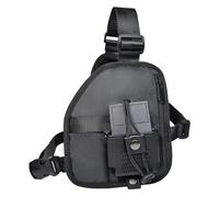 UAYESOK Porte Talkie Walkie Poitrine, Harnais Support Radio Police, Housse étui Pochette Hostler en Nylon pour Kenwood Baofeng Icom Midland Motorola Retevis Yaesu Gilet Tactique