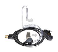 UAYESOK Radio de surveillance, 2 broches, casque de talkie-walkie acoustique pour Motorola CP040 DP1400 CP200 XT420 XT460 CLS1110 Hytera PD405 PD505 Radio de sécurité 2 voies avec microphone PTT