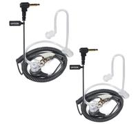 UAYESOK Récepteur 1 broche 3,5 mm écouteur/écouteur uniquement, tube acoustique, casque secret, casque de sécurité de police, talkie-walkie, haut-parleur, micro pour Motorola Hytera Kenwood Ham Radio