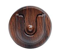 UAYESOK Support de micro radio CB à clipser avec dos adhésif 3M pour Midland, Kenwood, Motorola, CB Ham, radio mobile amateur PMR pour voiture, Jeep, véhicule, maison, bureau (Bois, 1 pcs)