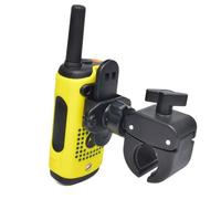 UAYESOK Support pour Talkie-walkie vélo,Universel Porte Radio pour Guidon de vélo, Scooter électrique, ATV/UTV Compatible avec Motorola Talkabout Baofeng Kewnood Icom Quansheng Radio