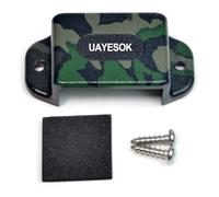 UAYESOK Support radio portable pour talkie-walkie de voiture, clip avec vis et adhésif 3M, pour Motorola Baofeng Kenwood Quansheng Icom Midland Sepura Radio (camouflage vert)