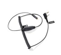 UAYESOK Talkie Walkie Adaptateur Audio K 2 Broches à 3.5mm, Câble Adaptateur Audio Radio Compatible avec Microphone PTT pour Baofeng UV5R 888S UV82 Kenwood TK-3501 TK-3701 Quansheng