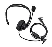 UAYESOK Talkie Walkie Écouteur Oreillette Radio bidirectionnels à 2 Broches Casque avec Micro Perche Compatible avec Les Talkie-walkie Kenwood TK-2107 TK-3501 Baofeng UV-5R 888S eSynic Wouxun Protalk