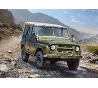 Zvezda Kit de modélisme UAZ-469 1:35 toit souple militaire soviétique 1975 Multicolore