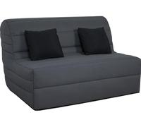 Canapé lit Caly BZ 140 mousse 28 kg couette grise