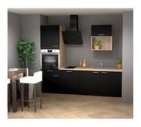 UB DESIGN Pack Cuisine ASTUCIO 1 NOIR MAT - 240CM Noir G