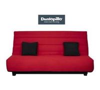Canapé Lit Caly Cc 130 Mousse 28 Kg Couette Rouge Rouge