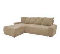 UB DESIGN SALON Canapé lit Shelby angle gauche convertible sable Marron G