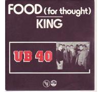 UB40 - FOOD FOR THOUGHT 7 INCH (7" VINYL 45) FRENCH GRADUATE 1980