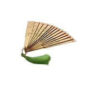 Ubaywey Anime Doma Hand Fan Cosplay Douma Éventails Pliables Accessoire Éventail Guerre Japonaise Arme Accessoires Halloween, or, taille unique