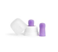 Ubbi Baby Lot de 2 brosses dents en silicone avec tui de rangement en silicone platine de qualit alimentaire pour soins bucco-dentaires pour