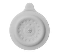 Ubbi Bath Drain Cover, Soft Suction Cup Drain Stopper, Newborn Essentials, Baby and Toddler Bath Time Accessories, Dishwasher Safe, Grey