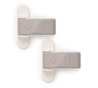 Ubbi Lot de 2 Protections Anti-pincement de Porte, Portes de sécurité pour bébé, Protection des Doigts pour bébé, Taupe