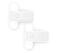 Ubbi Lot de 2 Protections Anti-pincement de Porte, Portes de sécurité pour bébé, Protection des Doigts pour bébé, Blanc