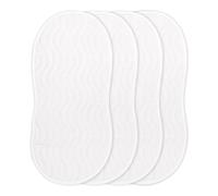 Ubbi Lot de 4 housses de matelas à langer réutilisables, faciles à nettoyer, imperméables