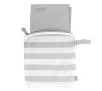 Ubbi On-the-Go Changing Mat with Carrying Bag, Soft and Comfortable Diaper Bag Accessory Must Have for Newborns, Easy to Clean, Portable Changing Pad, Gray