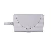 Ubbi On-the-Go Pet Wipes Dispenser, Grooming Wet Wipes Container for Dogs and Cats, Moisture Locking Wipes Dispenser for Pet Home and Travel, Gray