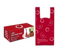 Ubbi Pet Waste Sacks, Lavender Scented Cat Litter Disposal Bags, Leak Proof and Easy Tie, 200 Count