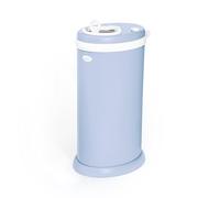 Ubbi Stainless Steel Nappy Disposal Bin, No Special Bag Required, Award-Winning, Registry Must-Have Nappy Bin, Cloudy Blue