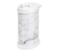 Ubbi Stainless Steel Nappy Disposal Bin, No Special Bag Required, Award-Winning, Registry Must-Have Nappy Bin, Marble