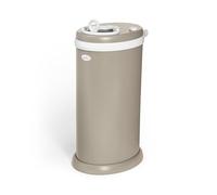 Ubbi Stainless Steel Nappy Pail, Odor Locking, No Special Bag Required, Award-Winning, Registry Must-Have, Matte Taupe