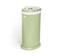 Ubbi Stainless Steel Nappy Pail, Odor Locking, No Special Bag Required, Award-Winning, Registry Must-Have, Matte Lily Pad