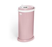 Ubbi Stainless Steel Nappy Pail, Odor Locking, No Special Bag Required, Award-Winning, Registry Must-Have, Matte Fig Blossom