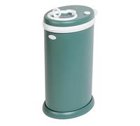 Ubbi Stainless Steel Nappy Pail, Odor Locking, No Special Bag Required, Award-Winning, Registry Must-Have, Open Water